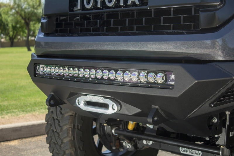 Addictive Desert Designs F741422860103 2014+ Toyota Tundra Stealth Fighter Front Bumper w/Winch Mount & Sensors