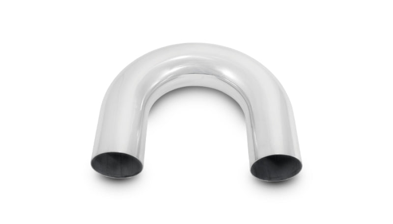 Vibrant 2871 4in O.D. Universal Aluminum Tubing (180 degree Bend) - Polished