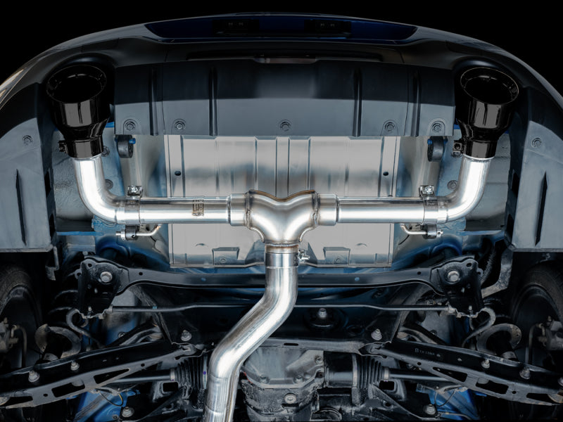 AWE Tuning 3020-33279 AWE Subaru BRZ / Toyota GR86 / Toyota 86 Track Edition Cat-Back Exhaust- Diamond Black Tips