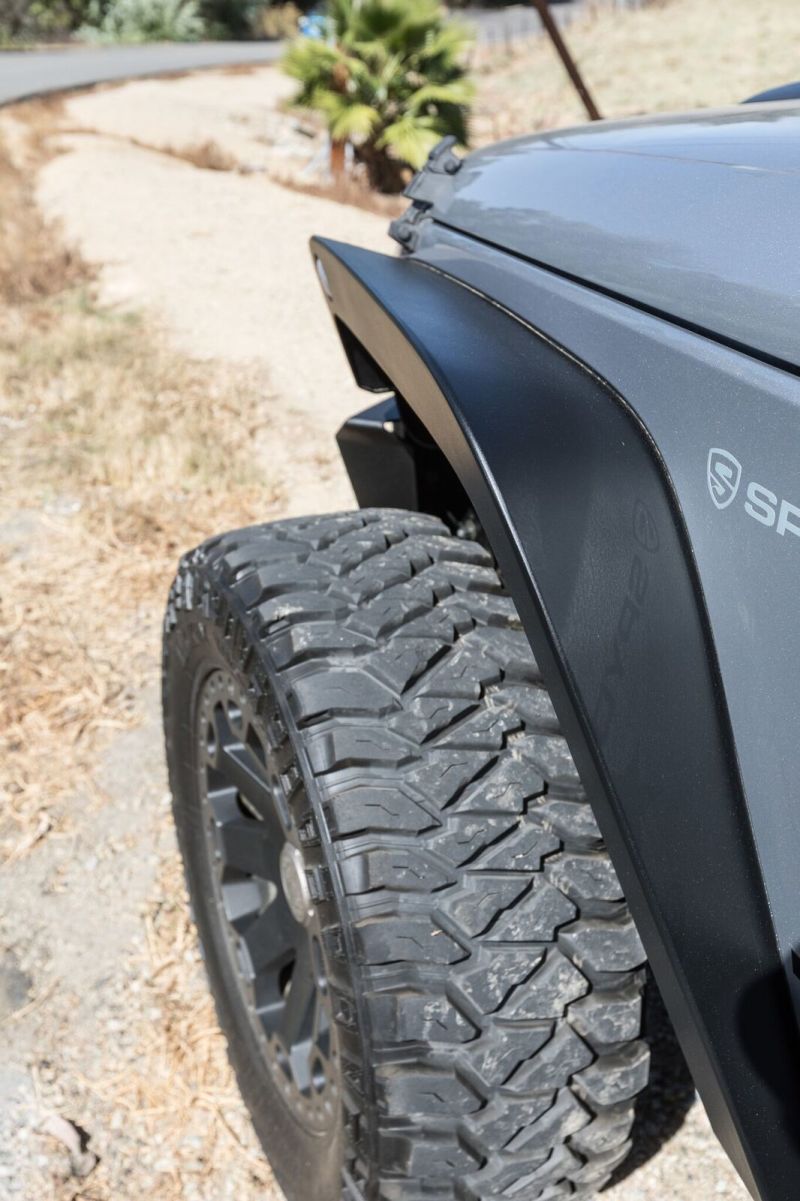 Go Rhino 701161T 07-18 Jeep Wrangler JK/JKU Trailline Front Fenders 6 inch