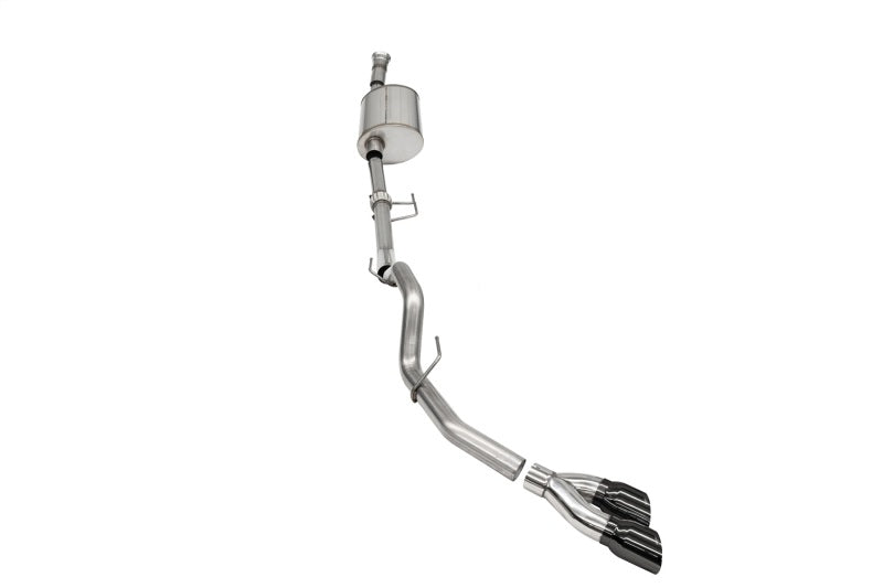 CORSA Performance 21166BLK Corsa 2021-2025 Ford F-150 SuperCab/6.5in Bed 3.5L V6 Sport Cat-Back Single Side Exit-