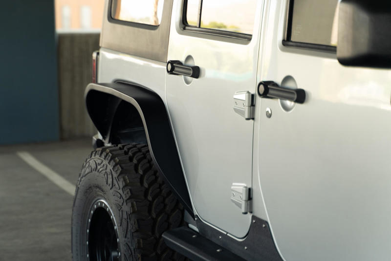 DV8 Offroad FDJK-07 07-18 Jeep Wrangler JK Slim Fender Flares