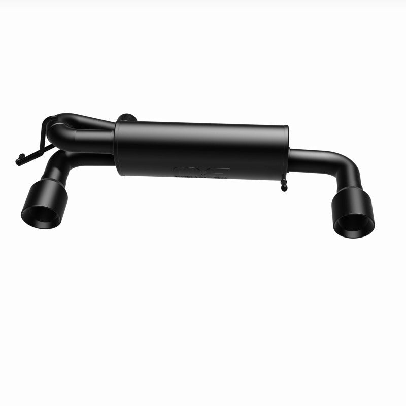 Magnaflow 19555 MagnaFlow 2021 Ford Bronco 2.3L I-4 Axle-Back Exhaust w/ Dual Split Rear Style Exit- Black Tips