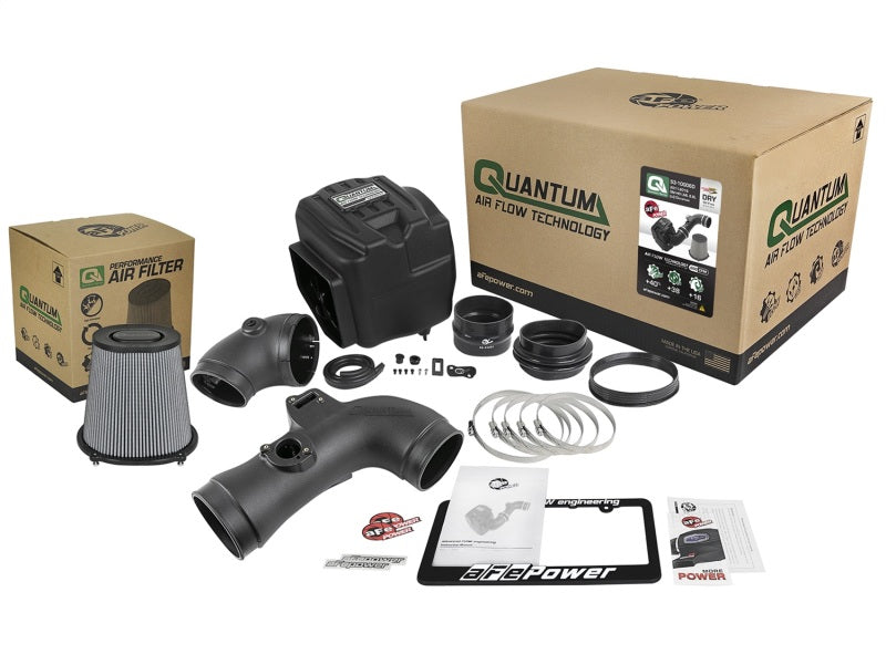aFe 53-10006D Quantum Pro DRY S Cold Air Intake System 11-16 GM/Chevy Duramax V8-6.6L LML - Dry