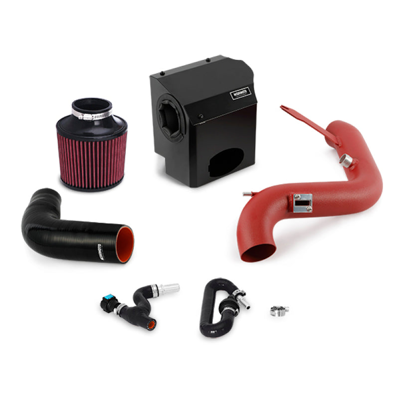 Mishimoto MMAI-FIST-16WRD 2016 Ford Fiesta ST 1.6L Performance Air Intake Kit - Wrinkle Red