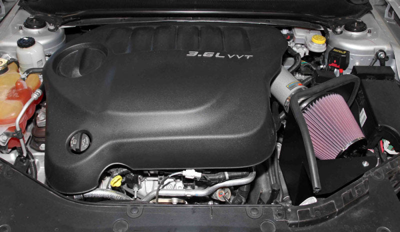K&N Engineering 69-2546TS K&N 11-13 Dodge Avenger 3.6L V6 Silver Typhoon Intake