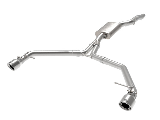 aFe 49-36437-P MACH Force-Xp 13-16 Audi Allroad L4 SS Axle-Back Exhaust w/ Polished Tips