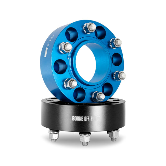 Mishimoto BNWS-004-300BL Borne Off-Road Wheel Spacers - 6x139.7 - 106 - 30mm - M12 - Blue