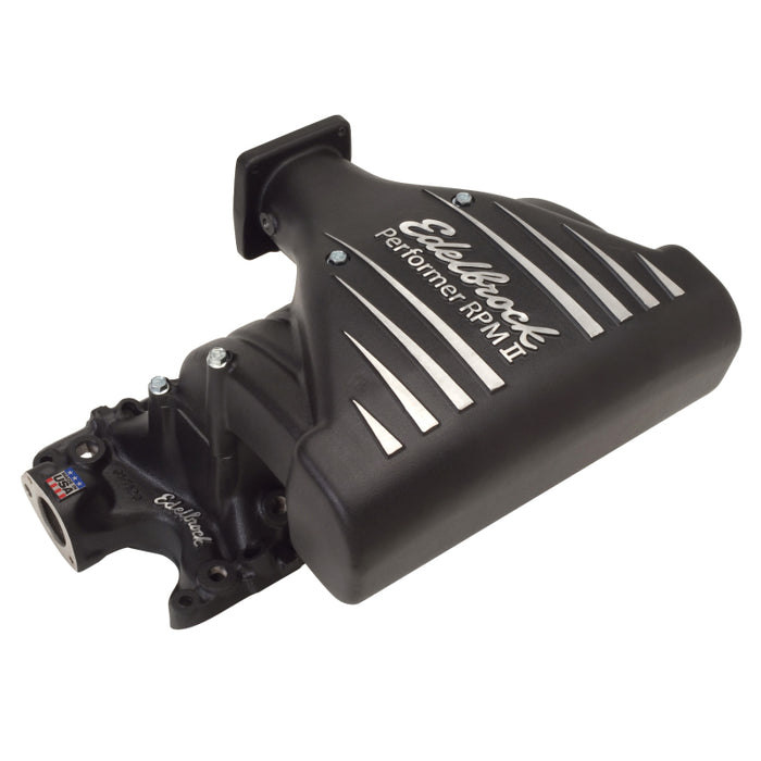 Edelbrock 71233 Intake Manifold Ford Mustang 5 0L Performer RPM II Manifold Black Finish