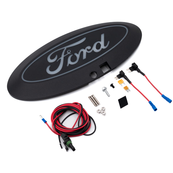 Putco 92803 23-24 Ford Super Duty Front Luminix Ford Led Grille Emblems