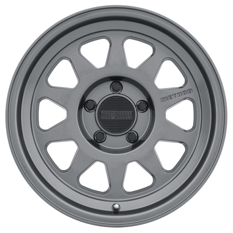 Method Wheels MR31678550800 Method MR316 17x8.5 0mm Offset 5x5 71.5mm CB Gloss Titanium Wheel