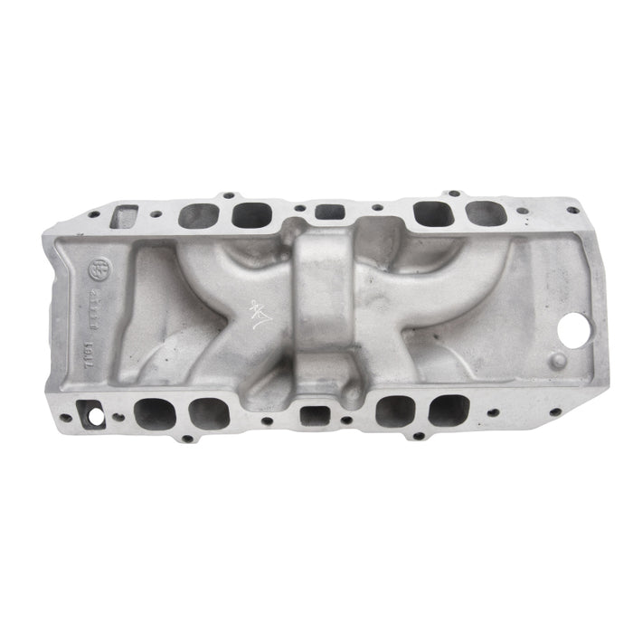 Edelbrock EDE75611 BBC Performer RPM A/G Manifold- O/P- Polished