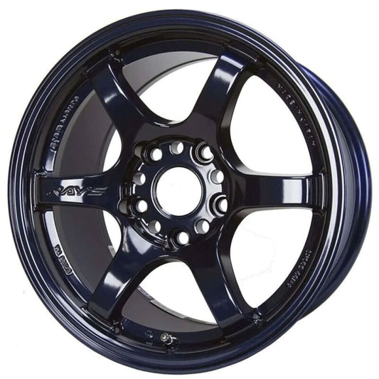 Gram Lights WGIAC12ENC 57DR 18x10.5 +12 5-114.3 Dark Blue Chrome Wheel (Min Order Qty Of 20)