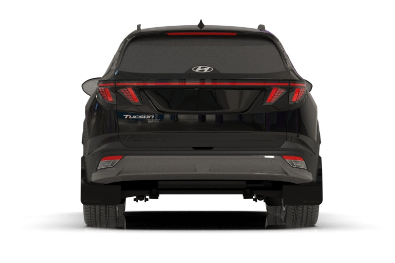 Rally Armor MF125-UR-BLK-RD 25-26 Hyundai Tucson ICE XRT Black UR Mud Flap - Red Logo