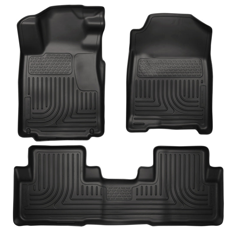 Husky Liners 98371 10-12 Ford Mustang WeatherBeater Combo Black Floor Liners