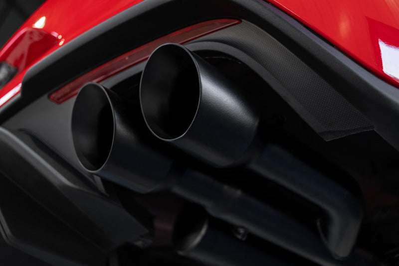 MBRP S7207BLK 18-19 Ford Mustang GT 5.0 3in Cat Back Quad Tip Race Version - Black