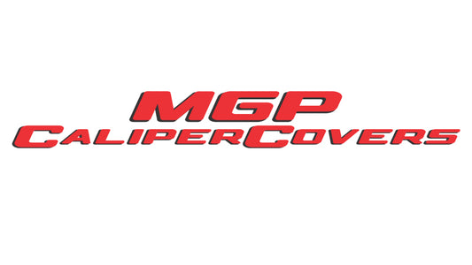MGP 32016S300RD 4 Caliper Covers Engraved Front & Rear 300 Red finish silver ch
