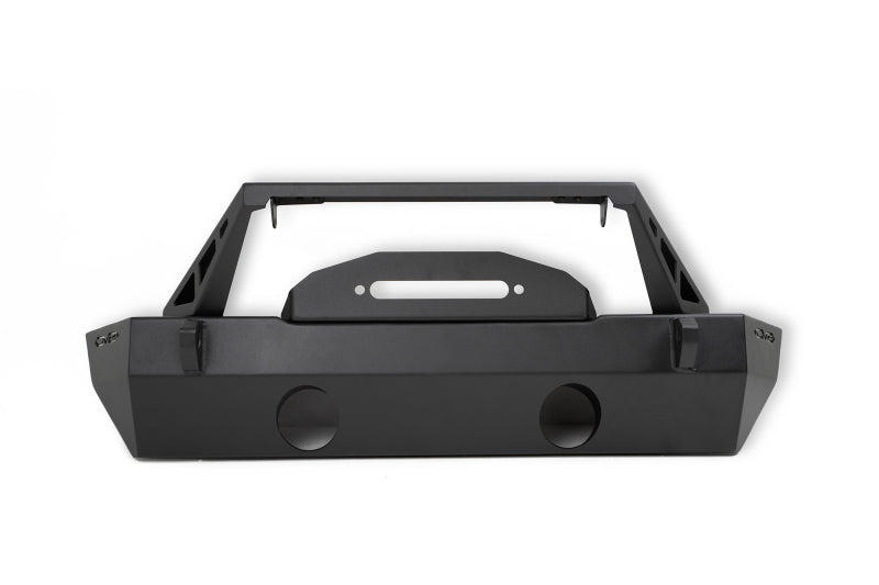 DV8 Offroad FBJL-06 07-23 Jeep Wrangler/Gladiator JT/JK/JL FS-25 Stubby Front Bumper w/Plated Bull Bar