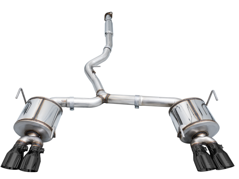 AWE Tuning 3015-43979 2022+ VB Subaru WRX Touring Edition Exhaust - Diamond Black Tips