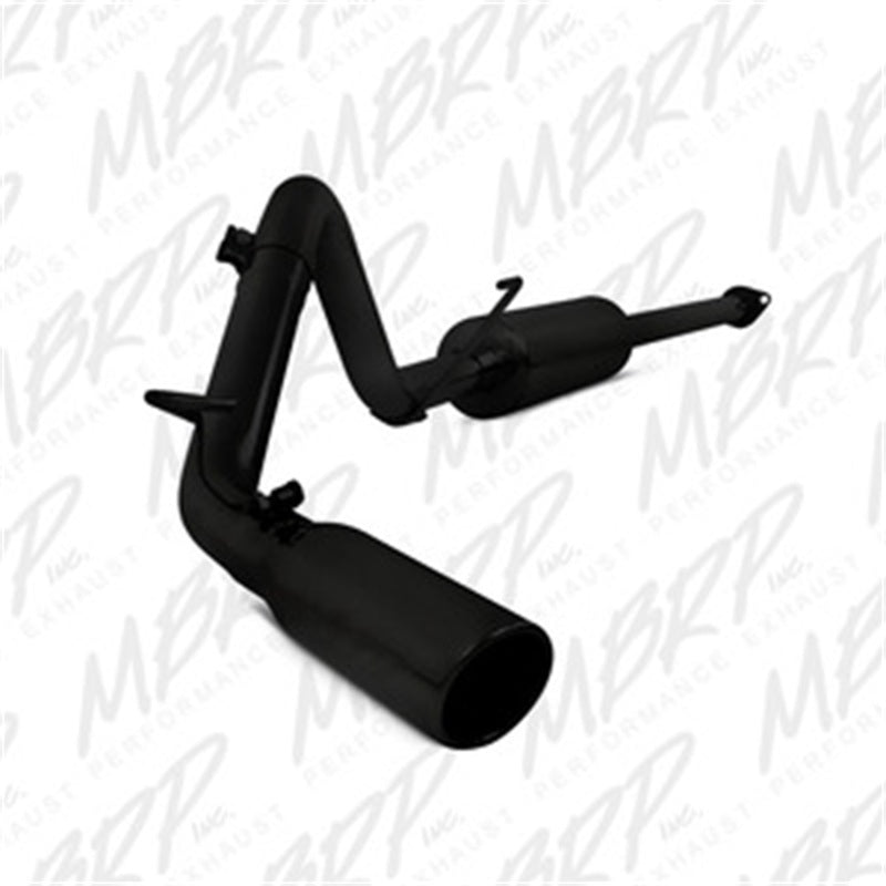 MBRP S5326BLK 09-14 Toyota Tacoma 4.0L EC/CC Cat-Back Single Exit AL - Black