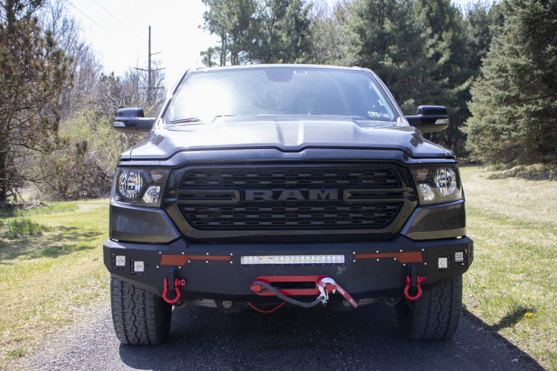 Fishbone Offroad FB22401 2019+ RAM 1500 Pike Winch Plate - Black