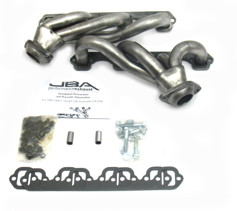 JBA 1627S 87-95 Ford F-150 5.0L SBF 1-1/2in Primary Raw 409SS Cat4Ward Header