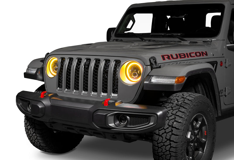 ORACLE Lighting 5769J-332 Oracle Jeep Wrangler JL/Gladiator JT 7in. High Powered LED Headlights (Pair) - Dynamic