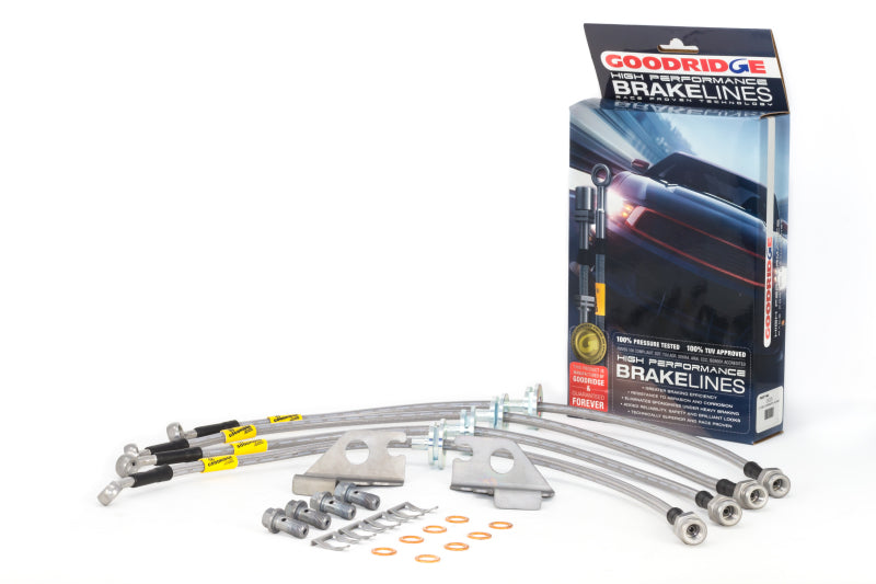 Goodridge 23225 12-17 Chevrolet Caprice Police Package Only SS Brake Line Kit