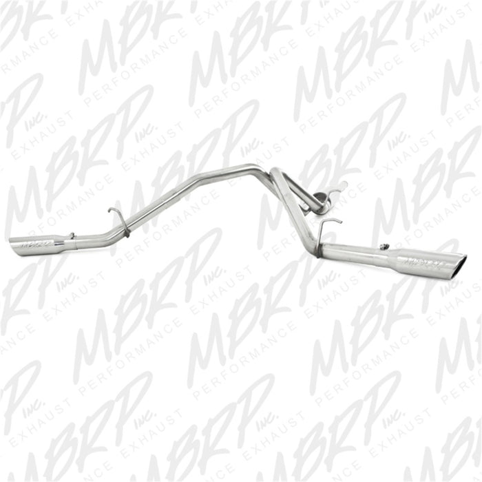 MBRP S5056409 2009 Chev/GMC 1500 4.8/5.3L EC/CC (excluding 8 bed) Cat Back Dual Split Side