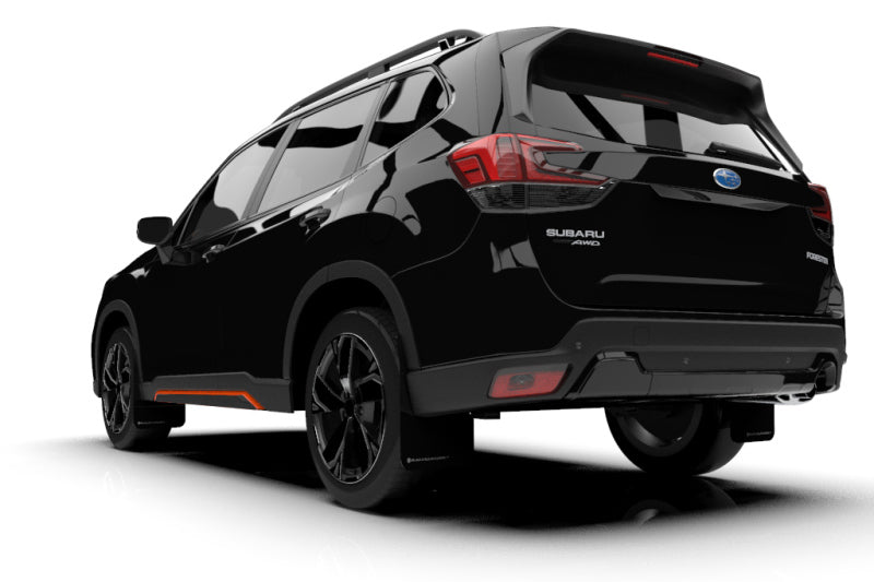 Rally Armor MF52-UR-BLK/GRY 19-21 Subaru Forester Black UR Mud Flap w/ Grey Logo