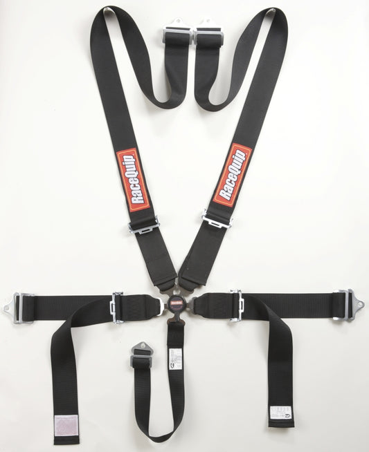 Racequip 741001 RaceQuip Black SFI CAMLOCK 5pt PD Lap Seat Belt
