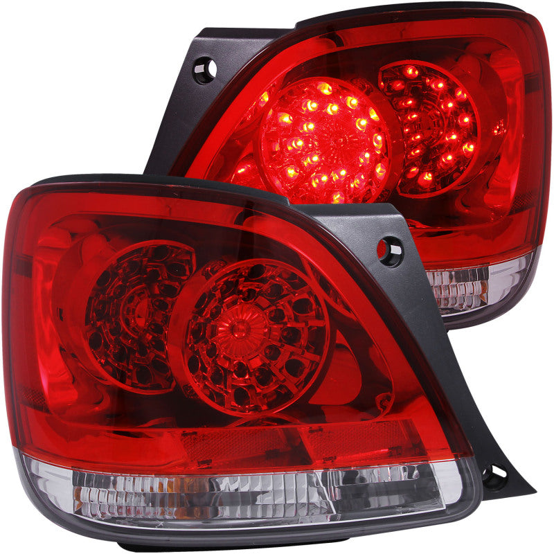 ANZO 321101 1998-2005 Lexus Gs300 LED Taillights Red/Clear