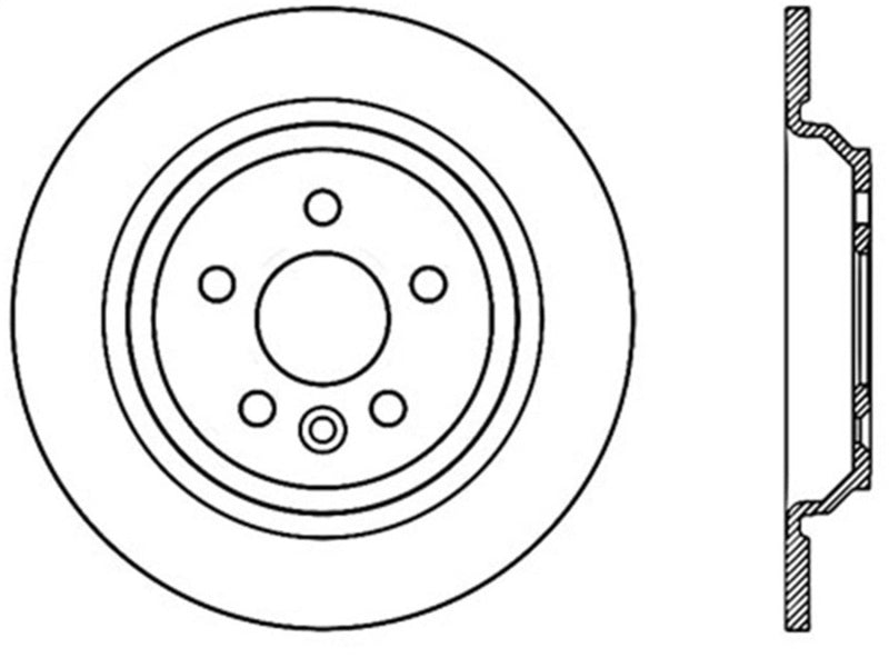 Stoptech 126.39043SR StopTech Slotted Sport Brake Rotor