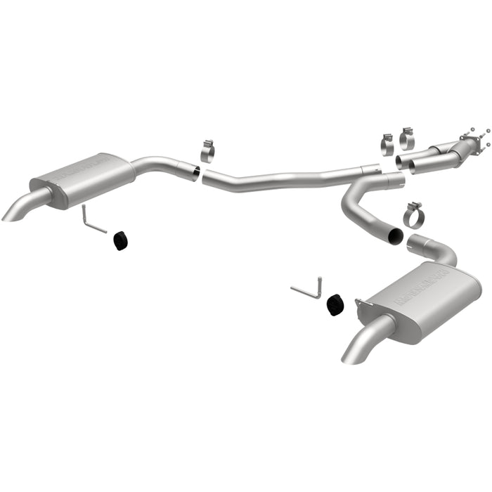 Magnaflow 16710 MagnaFlow 75-79 Chevy Corvette V8 5.7L Dual Split Rear Exit Stainless Cat-Back Perf Exhaust