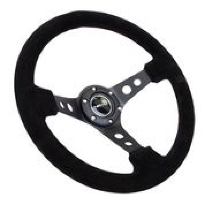 Nrg Innovation NRGRST-006-S Steering Wheel 350mm 3in Dish Black Suede