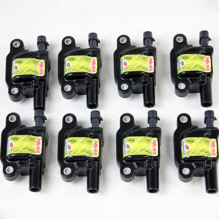 Granatelli Motor Sports 28-0512-CP Granatelli 05-13 GM LS1/LS2/LS3/LS4/LS5/LS6/LS7/LS9 Street Fighter Coil Packs - Black (Set of 8)