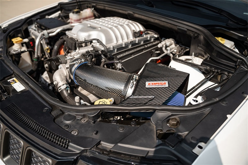 CORSA Performance 44011 Corsa 20-25 Dodge Durango SRT Hellcat Carbon Fiber Air Intake w/ MaxFlow 5 Oil Filter