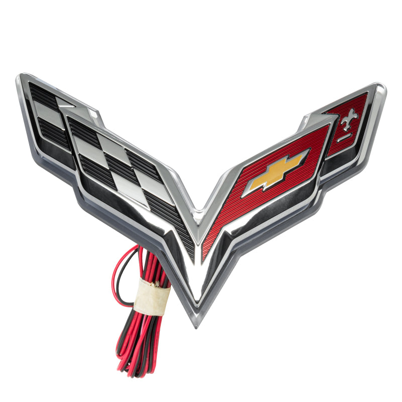 ORACLE Lighting 3633-003 Oracle Corvette C7 Rear Illuminated Emblem - Red SEE WARRANTY