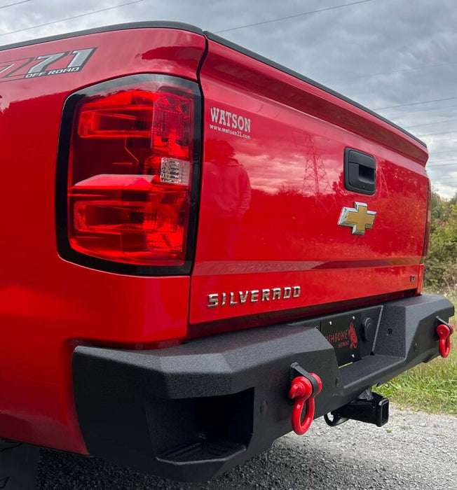 Fishbone Offroad FB22451 14-18 Chevy Silverado 1500 Rockfish Rear Bumper