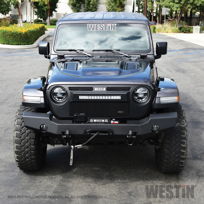 Westin 59-80105 18-20 Jeep Wrangler JL WJ2 Full Width Front Bumper - Textured Black