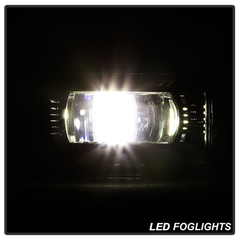 SPYDER 9043277 Spyder 15-18 Ford F-150 / 17-18 Ford F-250/F-350 Full LED Fog Lights - w/o Switch (FL-LED-PRO-4)