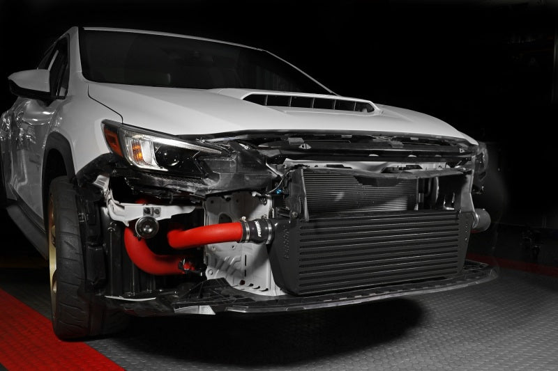 Perrin Performance PSP-ITR-441BK/RD PERRIN 22-25 Subaru WRX Front Mount Intercooler Kit (Red Tubes & Black Core)