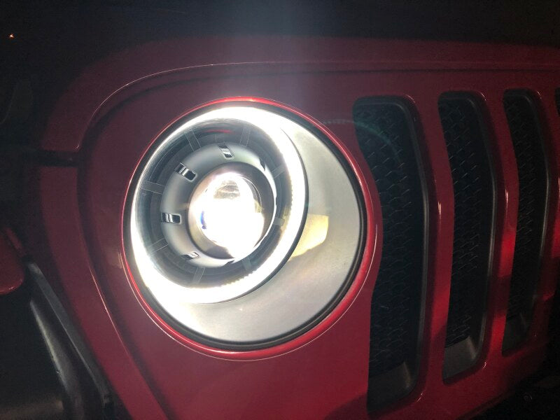 ORACLE Lighting 5839-504 Oracle Oculus Bi-LED Projector Headlights for Jeep JL/Gladiator JT - Matte Blk - 5500K