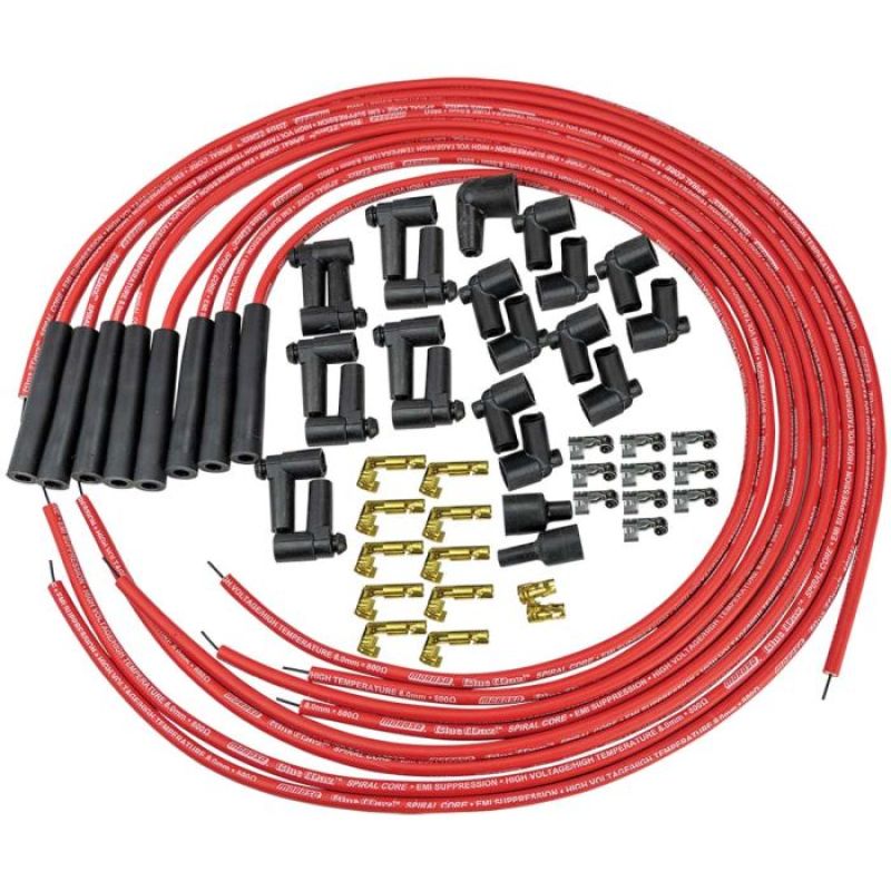 Moroso MOR73218 Blue Max Ignition Wire Set - Red