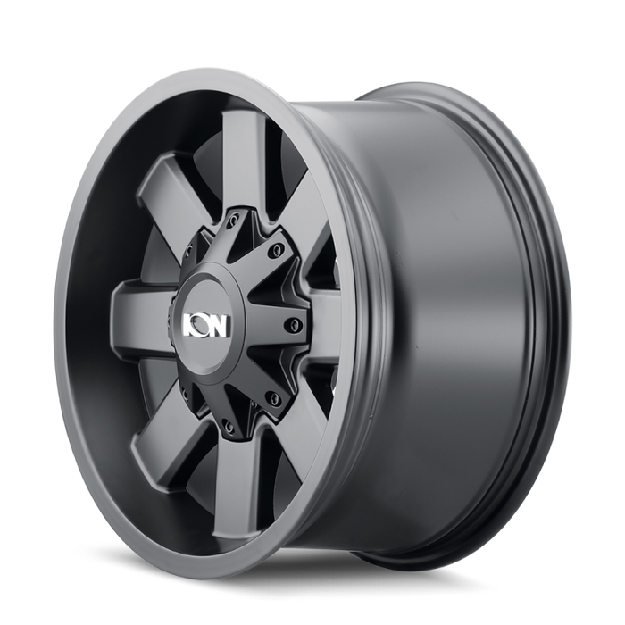 ION Wheels 141-7976B18 ION Type 141 17x9 / 8x165.1 BP / 18mm Offset / 125.2mm Hub Satin Black Wheel