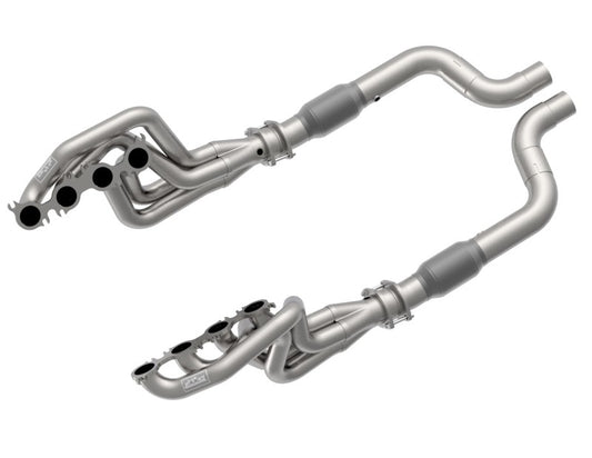 Kooks Headers 1156H630 Kooks 2020 Mustang GT500 5.2L 2in x 3in SS Headers w/GREEN Catted Connection Pipe