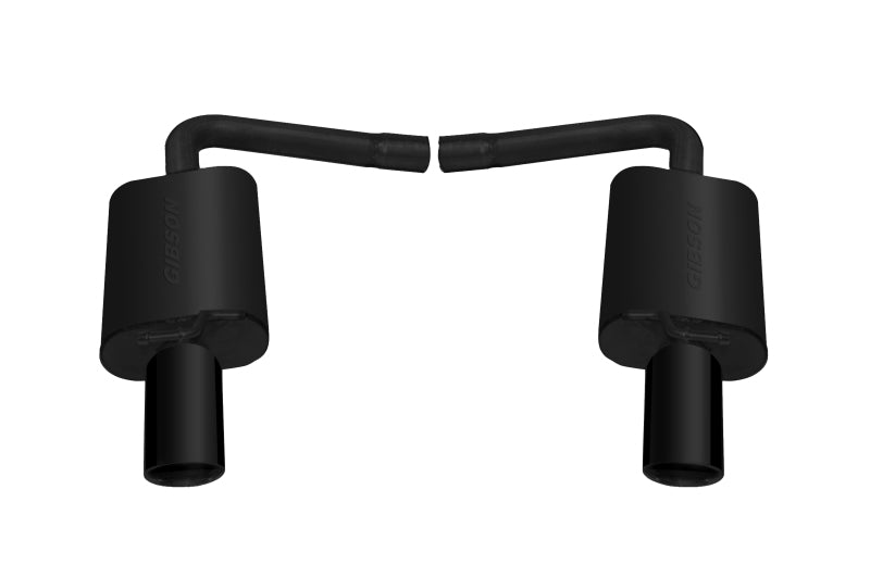 Gibson 617407B 11-18 Jeep Grand Cherokee Laredo 3.6L 2.25in Axle-Back Dual Exhaust - Black Elite