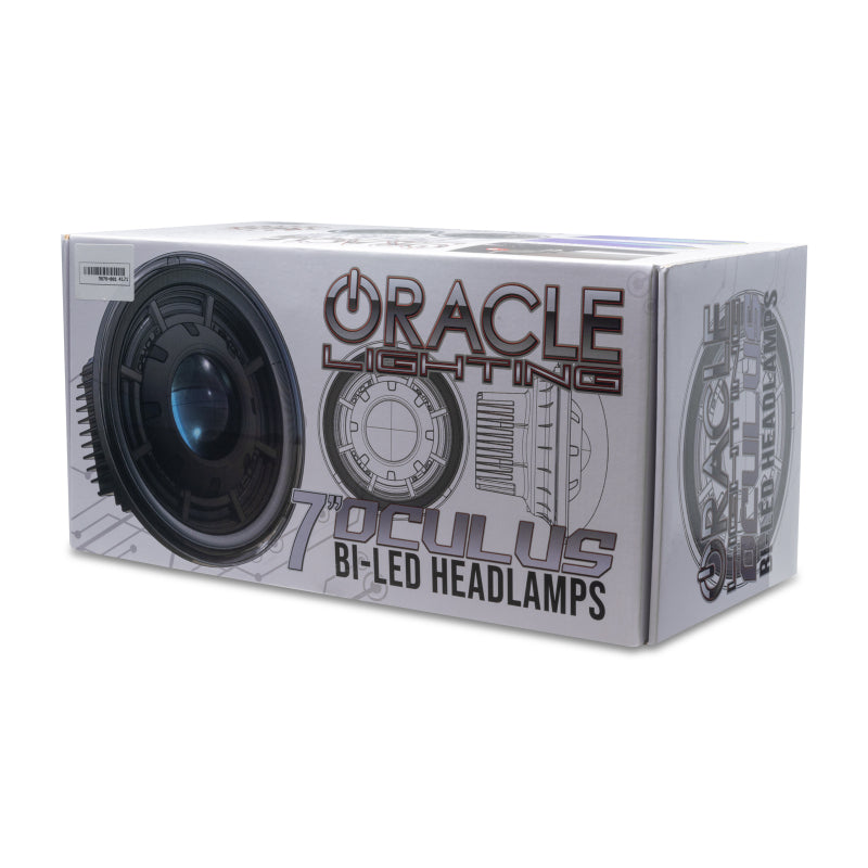 ORACLE Lighting 5876-001 Oracle Oculus 7in Bi-LED Projector Headlights for Jeep Wrangler JK - 6000K