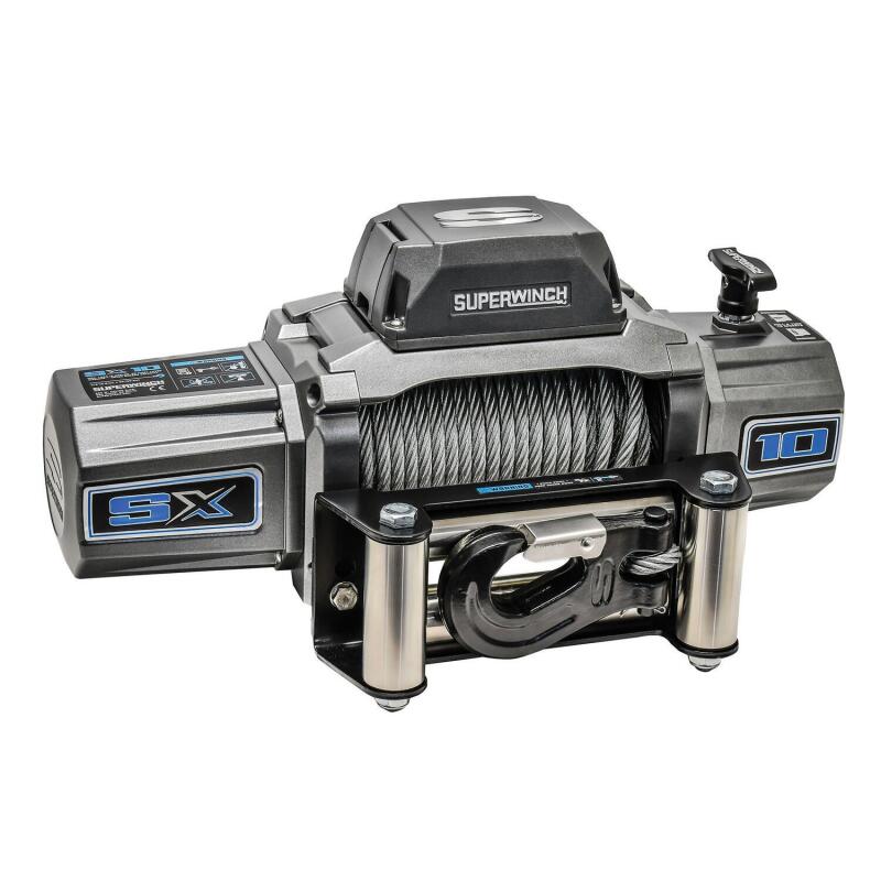 Superwinch 1710200 10000 LBS 12V DC 3/8in x 85ft Wire Rope SX 10000 Winch