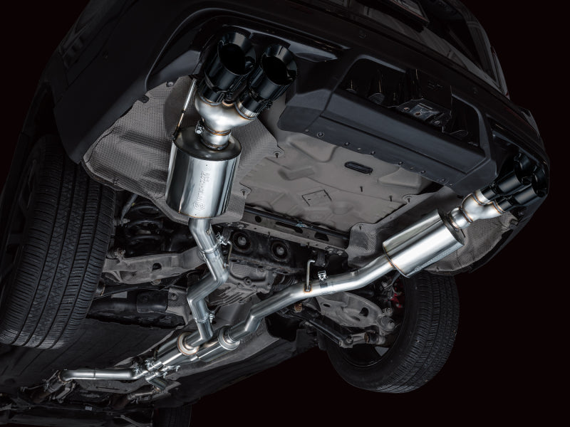 Awe Tuning Explorer ST Exhaust Dual Exh Quad Black Tips AWE3015-43625